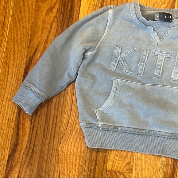 Kids Kith Blue Crew Neck Swear Shirt Size 3T - Picture 5 of 12